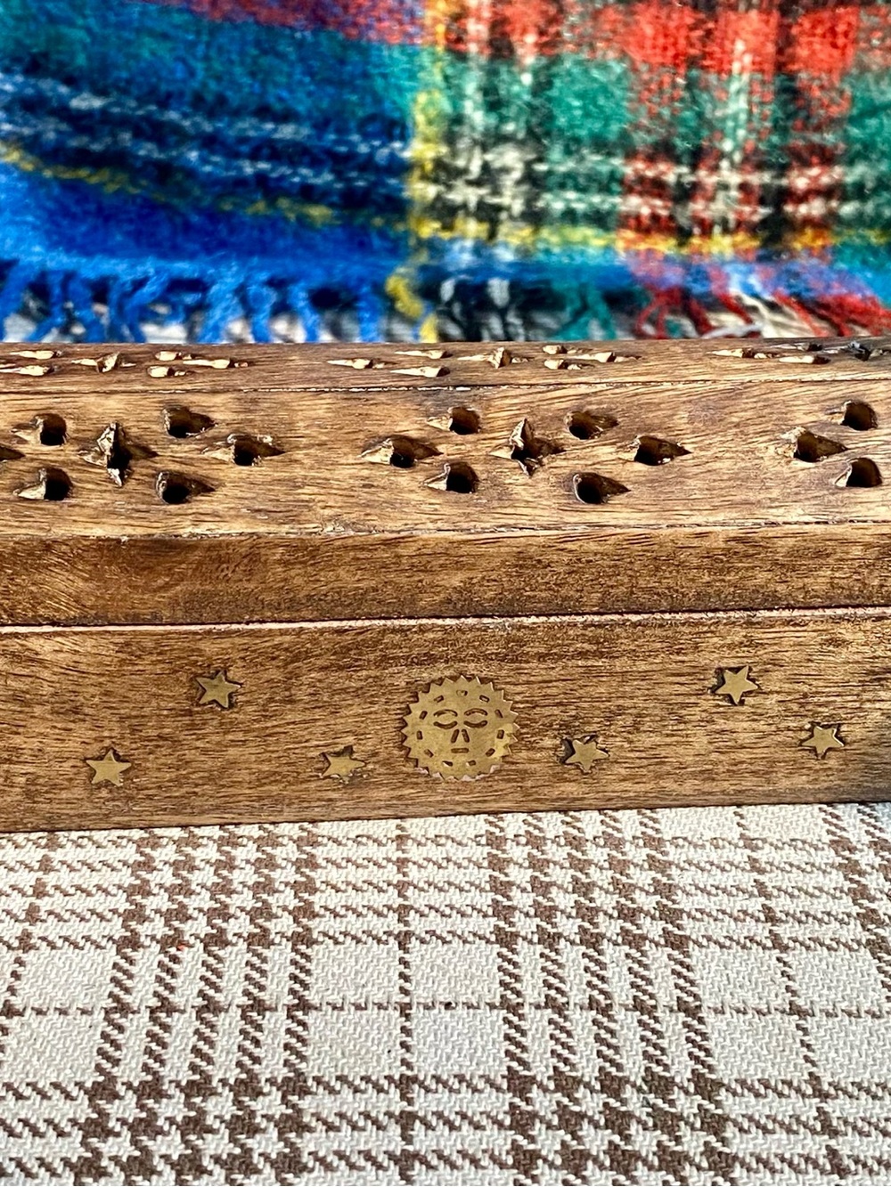 Wood Incense Holder